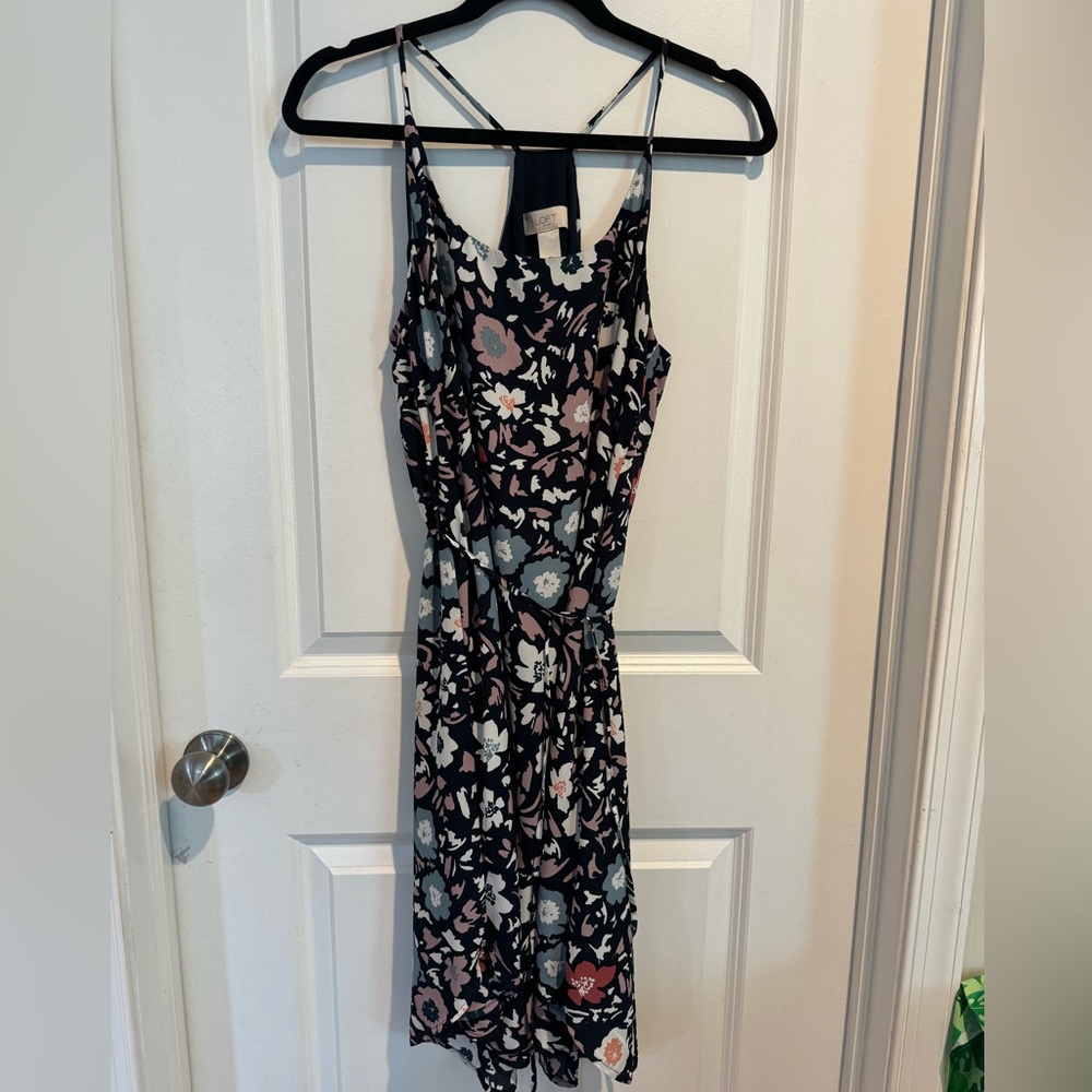 LOFT Floral Dress - Size Medium